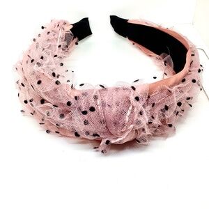 $27 Tulle Perfection Headband in Pink - NWOT